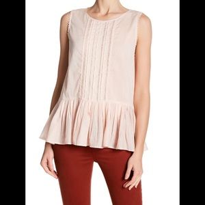 NWT Velvet by Graham & Spencer Embroidered Blouse Sz. M